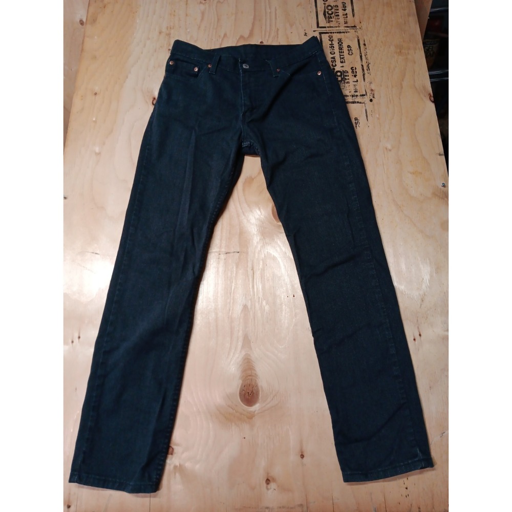 Levis 511 Jeans Mens 30X30‎ Black Slim Fit Skinny 5 Pocket Stretch Red Tab Denim